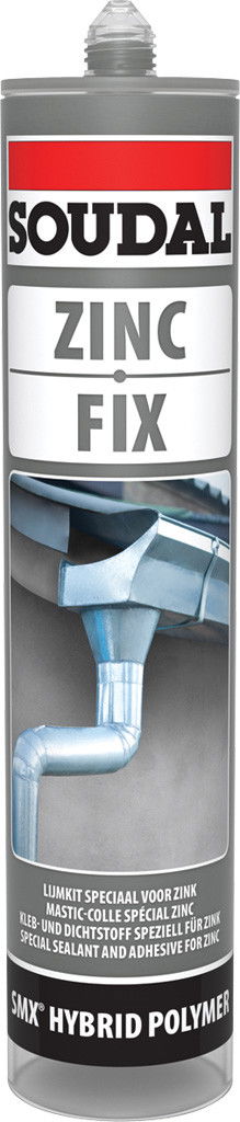 Soudal Zinc Fix hibrid polimer tömítő-ragasztó, 290 ml termék fő termékképe