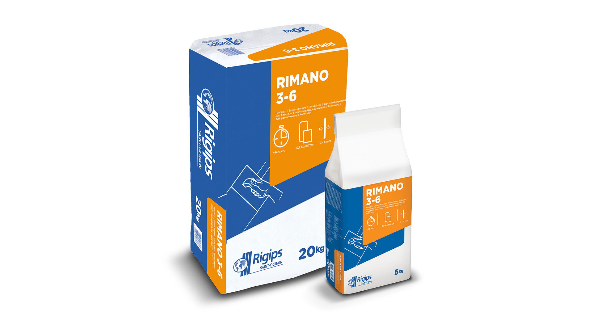 Rigips Rimano 3-6mm 20kg termék fő termékképe
