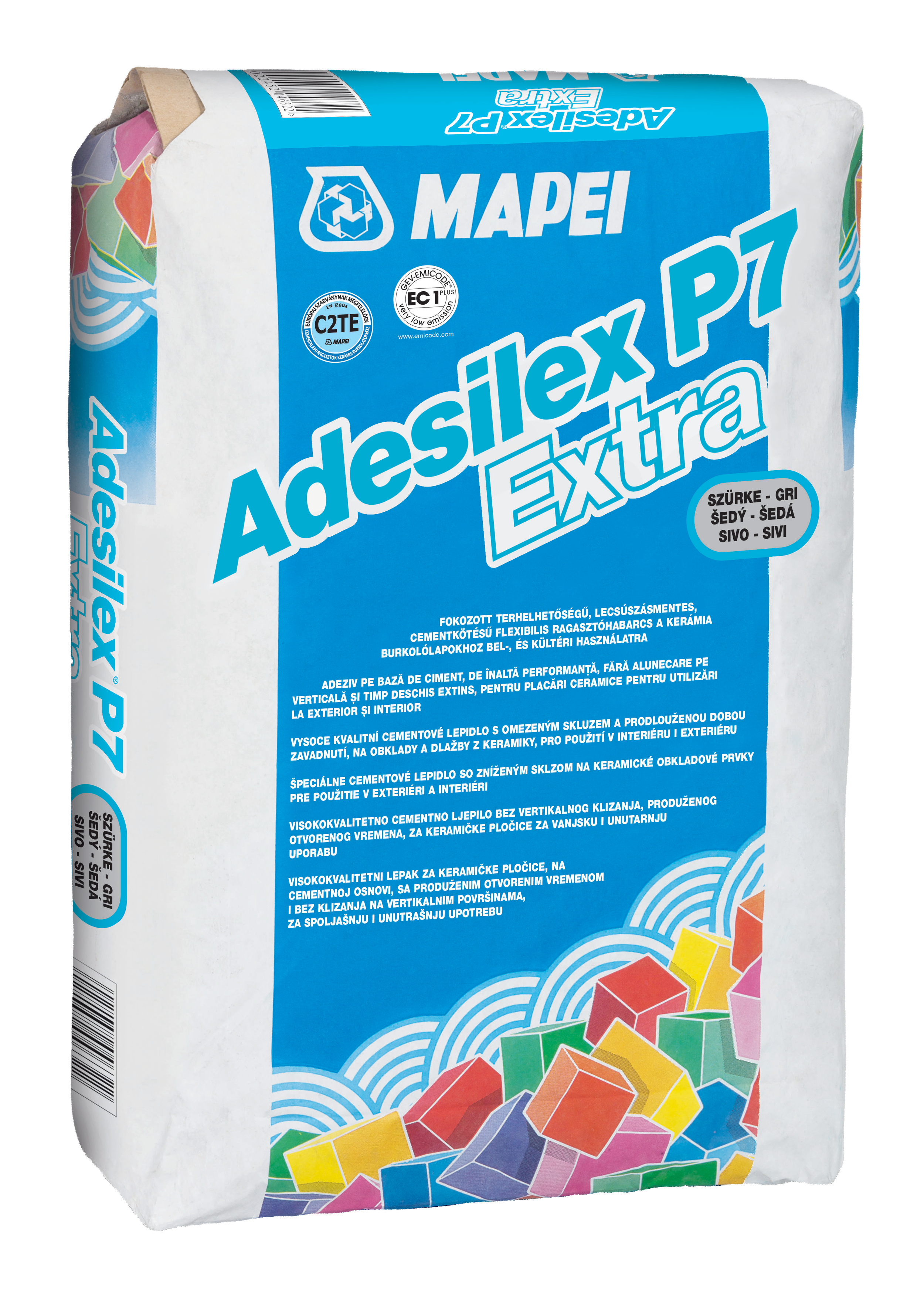 Mapei Adesilex P7 Extra 25kg szürke termék fő termékképe