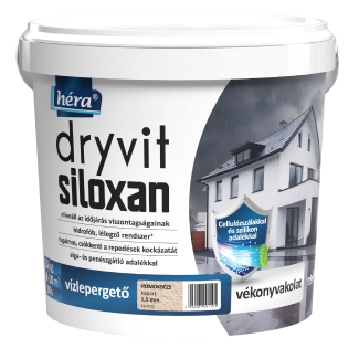 Héra Dryvit Siloxan vízlepergető vékonyvakolat 25kg 2mm dörzsölt termék fő termékképe