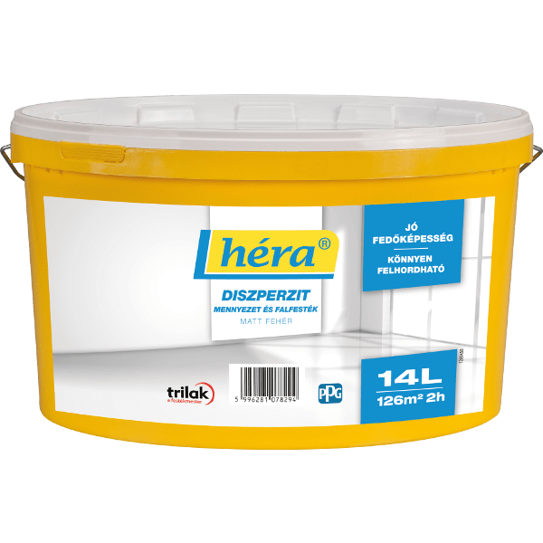 Héra Diszperzit Mennyezet és Falfesték 14L Fehér termék fő termékképe