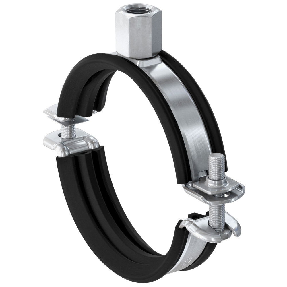 Fischer FRS-L 31 - 37 M8 / M10 kétcsavaros gumibetétes csőbilincs, 25 db/csomag termék fő termékképe